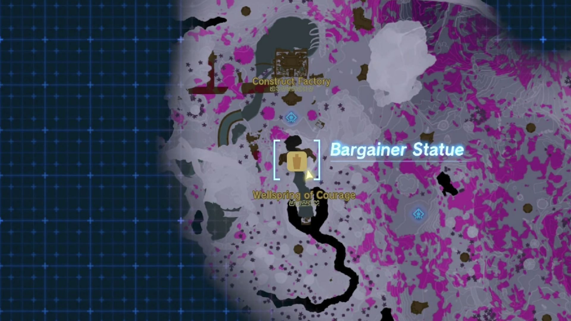Wellspring of Courage Bargainer Statue (Image via Nintendo)